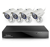 Funlux 乐范 C-KS-Y84UH-P 700线监控设备套装高清夜视频监控器系统 摄像头套餐