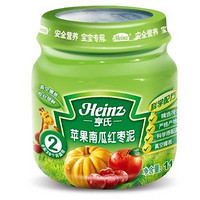 Heinz 亨氏 苹果南瓜红枣泥 113g*2瓶