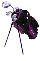DUNLOP 邓禄普  女童 高尔夫套杆9-12岁(配紫色球包) 515104D 紫色