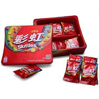 移动端：Skittles 彩虹 彩虹糖 原果味 300G 铁罐装