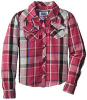 凑单品：Levi's 李维斯 Dani Plaid Button-Front Top 女童衬衫