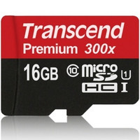 Transcend 创见 MicroSDHC（TF）UHS-I 300X 16G 存储卡 45M/s