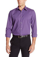 Calvin Klein Sportswear Micro-Check Poplin 男士条纹长袖衬衫