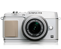 OLYMPUS 奥林巴斯 E-P5 微单套机 14-42mm手动变焦镜头套机 银/黑
