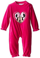 Disney 迪士尼 Newborn Minnie Velour Coverall 女童连体外套 