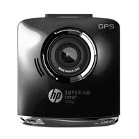 HP 惠普 F520G 顶级安霸A7方案 行车记录仪 GPS轨迹记录 车用摄像机 骑士黑