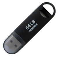 TOSHIBA 东芝 速闪系列 U盘 64GB （黑色） USB3.0
