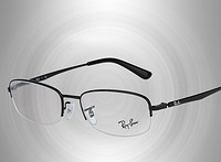 RayBan 雷朋 6282D-2509-54 金属近视眼镜架（黑色）
