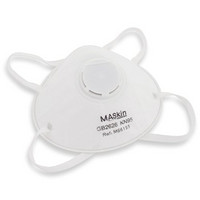 MASkin 615505  头戴式 杯型防护口罩 5只装（呼吸阀/去除PM2.5）
