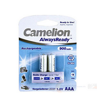 Camelion 飞狮 AlwaysReady系列 低自放电7号镍氢充电电池 900mAh*2支卡装