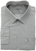 Calvin Klein Xtreme Slim-Fit Micro-Check Dress Shirt 男式修身衬衫