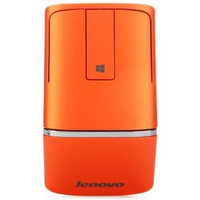 Lenovo 联想 N700 橙色 win8超薄无线鼠标 双模触控 2.4G 蓝牙4.0 带激光笔功能