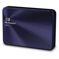 WD 西部数据 My Passport Ultra WDBEZW0020BBA 金属版 USB3.0 2TB 超便携移动硬盘 （宝石蓝）