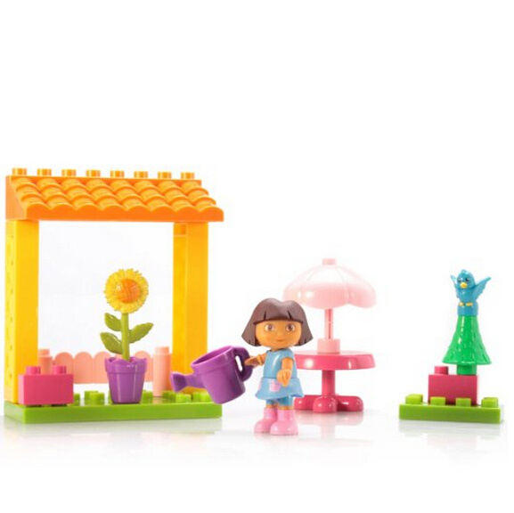 mega bloks 美高 积木拼插玩具 dora bath time 朵拉沐浴奇遇 花园