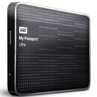 WD 西部数据 My Passport  Ultra USB3.0 1TB 超便携移动硬盘 （黑色）WDBZFP0010BBK