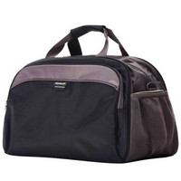 移动端：Carany 卡拉羊 C3189黑色 旅行包男女单肩手提 短途商务旅行袋旅游大容量行李包无拉杆