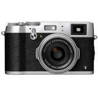 FUJIFILM 富士 X100T 数码旁轴相机 银色（1630万像素 3.0英寸屏 23mmF2定焦镜头 混合取景器 WiFi）