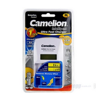 Camelion 飞狮 BC0907 液晶1小时超快充电器(独立通道) - 新蛋中国