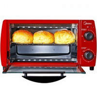 Midea 美的 T1-L103B红色 电烤箱 家用迷你 烘焙小烤箱