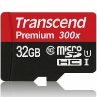 Transcend 创见 MicroSDHCUHS-I 300X 32G 存储卡 45M/s