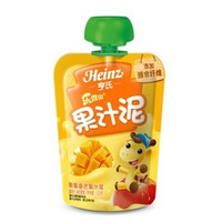移动端：Heinz 亨氏 乐维滋 果汁泥 苹果香芒 (1-3岁适用)  120g