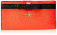 kate spade NEW YORK Cobble Hill Bow Stacy 女士真皮长款钱包