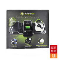 Powermat PMM-2PX-B1无线技术充电套装 自带储存电量功能