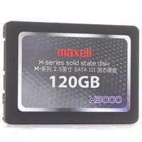 maxell 麦克赛尔 X3000系列 120G 2.5英寸 SATA-3固态硬盘