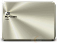WD 西部数据 My Passport Ultra 移动硬盘 十周年纪念版 2.5英寸 USB 3.0 1TB  香槟金