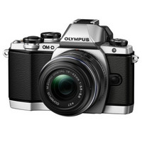 OLYMPUS 奥林巴斯 OM-D E-M10 M4/3 可换镜头数码相机 银色/黑色 （带14-42EZ电动饼干）