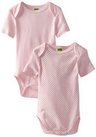 凑单品：Kushies Unisexbaby Newborn Everyday Mocha Layette 婴儿短袖连体衣（2件套）