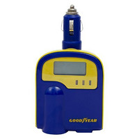 GOOD YEAR 固特异 GY-12531 双USB汽车充电器电瓶监测器 蓝黄