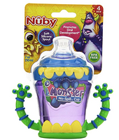 凑单品：Nuby 努比 3D Monster 2 Handle No Spill 儿童学饮杯