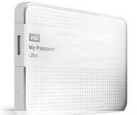 WD 西部数据  My Passport Ultra USB3.0 1TB 超便携移动硬盘 白色