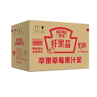 Heinz 亨氏 纤果益 苹果草莓果汁泥 130g*24