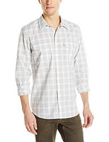 Calvin Klein Heather Checkered  男士长袖衬衫