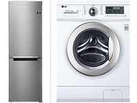 新低价：LG WD-T12410D 滚筒洗衣机 8Kg+三星 BCD-290WNRISA1 双门冰箱 290L
