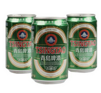 TSINGTAO 青岛啤酒 11°啤酒 330ml/听*24听/箱