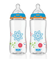 需Prime会员：NUK Advanced Orthodontic 婴儿奶瓶 300ml*2支 德产
