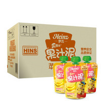 Heinz 亨氏 乐维滋果汁泥 苹果香蕉 120g*24*2箱
