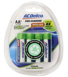 ACDELCO AC德科 充电电池8节装 $8.99+$2.