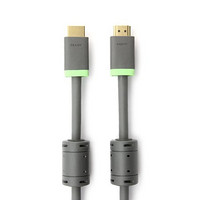 凑单品：CE-LINK 2221 HDMI标准1.4版高清信号传输线  1米 双磁环(灰绿色)