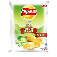 Lay's 乐事 薯片 清新清爽黄瓜味 155g  