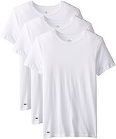 Lacoste Men's T-Shirt 鳄鱼男士修身T恤3件装
