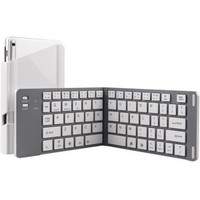 B．O．W 航世 HB022 铝合金折叠蓝牙键盘 白色