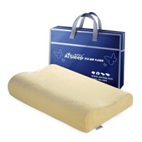 AiSleep 睡眠博士 人体工学型 乳胶成人枕头+三利 纯棉毛巾两条装