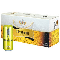 限华北：Wurenbacher 瓦伦丁 拉格啤酒 500ml*12瓶