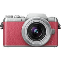 Panasonic 松下 Lumix DMC-GF7 微型单电单镜套机 粉色 手动变焦版 自拍利器（12-32mm GF6升级版微单）