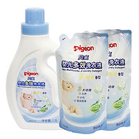 Pigeon  贝亲 婴儿多效洗衣液（阳光香型）1.2L+1L*2瓶