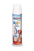 新补货：Aquafresh Toothpaste 儿童牙膏（泡泡糖味）130g*6支